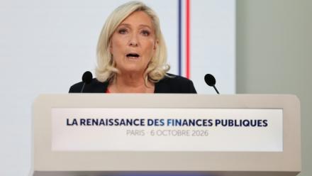 Marine Le Pen présente son programme économique le 6 octobre 2026 à Paris