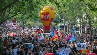 Défilé à l'occasion de la Journée internationale des travailleurs, le 1er mai 2026 à Paris