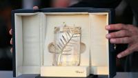 La Palme d'or de la 78ème édition du festival de Cannes, le 24 mai 2025, dans les Alpes-Maritimes