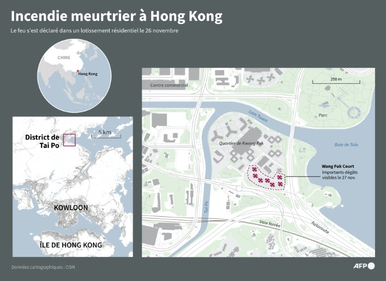 Incendie meurtrier à Hong Kong