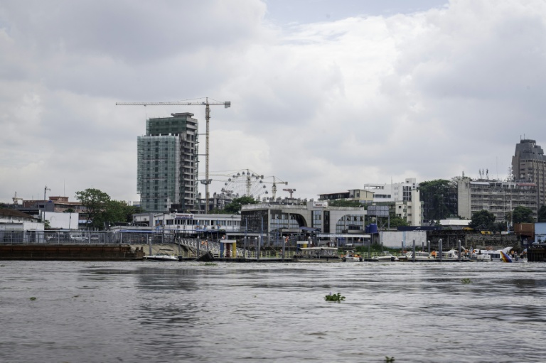 Des immeubles à Kinshasa le 7 novembre 2025, en République démocratique du Congo