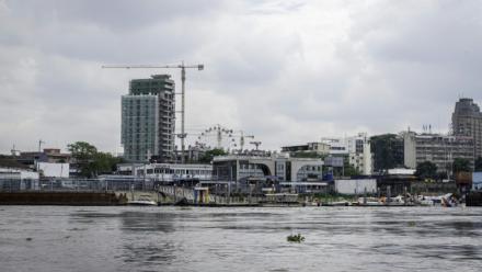 Des immeubles à Kinshasa le 7 novembre 2025, en République démocratique du Congo