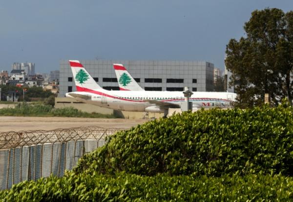 Un avion de la Middle East Airlines sur le tarmac de l'aéroport de Beyrouth, le 10 avril 2026.
