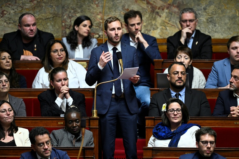 Le député LFI François Piquemal à l'Assemblée nationale le 20 mai 2026 à Paris