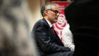 Le premier secrétaire du PS Olivier Faure à Lyon le 7 octobre 2026