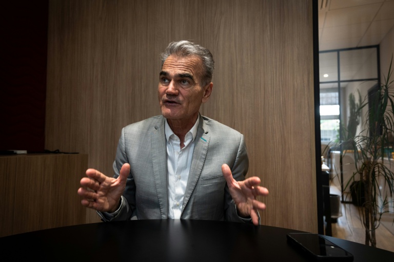 Thierry Deville, candidat LR aux municipales à Montauban, le 5 mars 2026 à Montauban