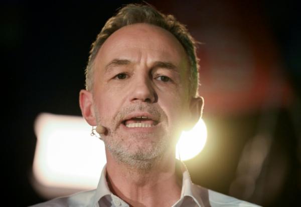 Emmanuel Grégoire, tête de liste de la gauche hors LFI aux élections municipales à Paris, le 14 janvier 2026 à Paris