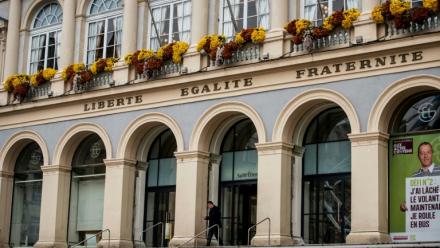 La mairie de Saint-Etienne, le 24 novembre 2013
