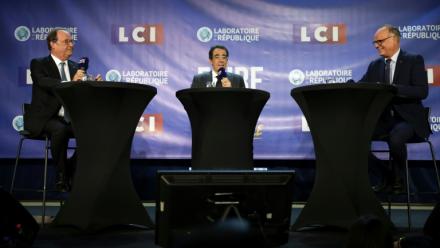Édouard Philippe et François Hollande débattent samedi à Sens dans l'Yonne