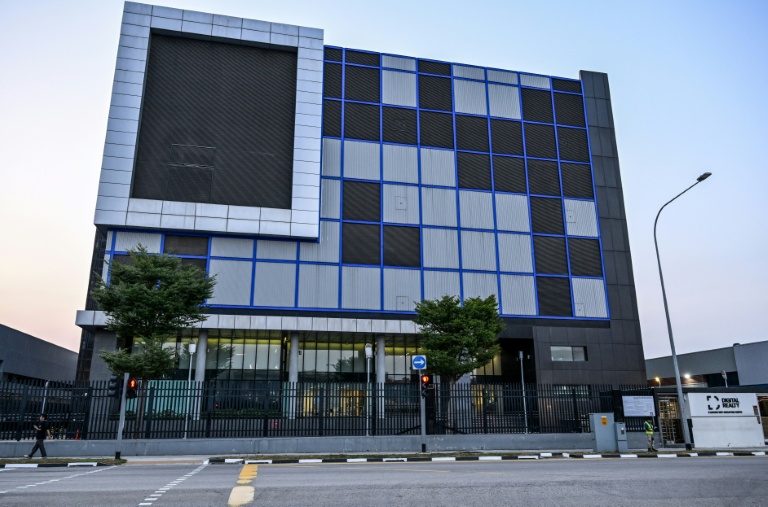 Le bâtiment de la société américaine Digital Realty, qui surveille des centaines de centres de données à travers le monde, le 2 septembre 2026 à Singapour 