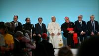 Le pape Léon XIV à une rencontre interreligieuse à Metz le 28 septembre 2026