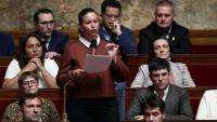 La cheffe des députés LFI, Mathilde Panot, prend la parole à l'Assemblée nationale, le 17 juin 2026