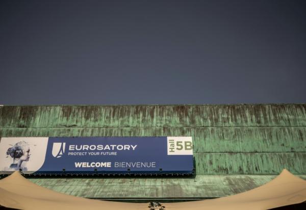 Le salon de l'armement Eurostaory à Villepinte, le 15 juin 2026 en Seine-Saint-Denis