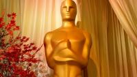 Une statue représentant un Oscar au Dolby Theatre  d'Hollywood, en Californie, le 14 mars 2026