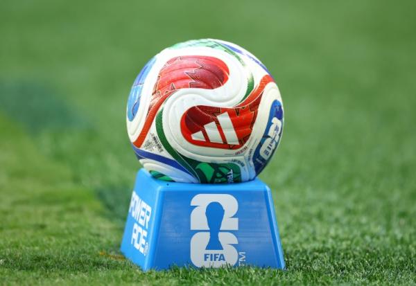 Le ballon Trionda d'Adidas lors du Mondial de football , juillet 2026