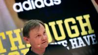 Bjoern Gulden, le patron d'Adidas, le 4 mars 2026, à Herzogenaurach, en Allemagne