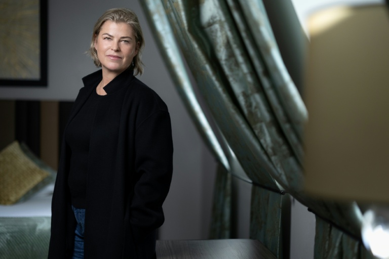 L'ancienne mannequin suédoise Ebba Karlsson à Paris le 18 mars 2026