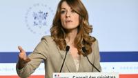 La porte-parole du gouvernement, Maud Bregeon, lors d'une conférence de presse à l'issue du Conseil des ministres à l'Elysée, le 11 février 2026 à Paris