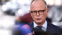 Le président d'Horizons Edouard Philippe le 18 septembre 2026 à Paris