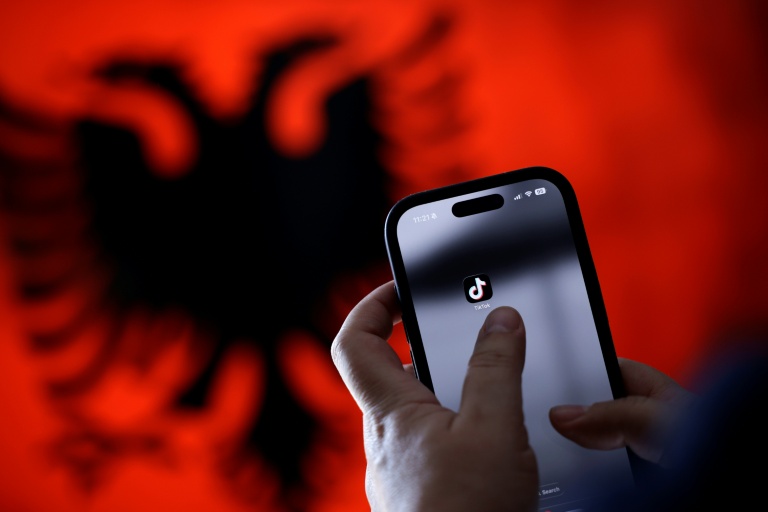 Le logo de l'application TikTok sur un écran de smartphone