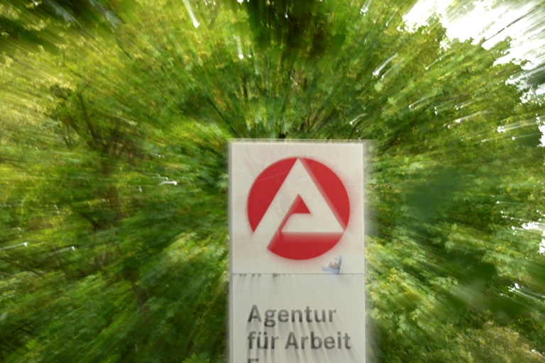 Le logo de l'Agence fédérale pour l'emploi à Essen (ouest) le 22 juillet 2026 