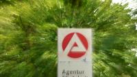 Le logo de l'Agence fédérale pour l'emploi à Essen (ouest) le 22 juillet 2026 