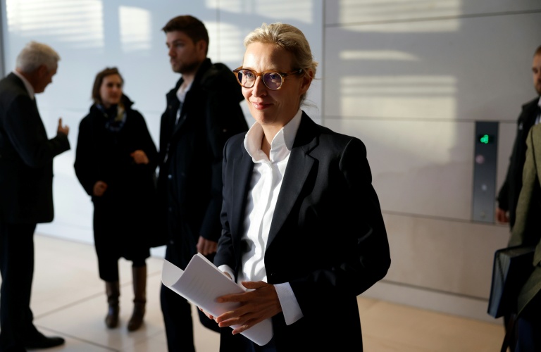 La co-dirigeante de l'AFD, Alice Weidel, le 2 décembre 2025 à Berlin