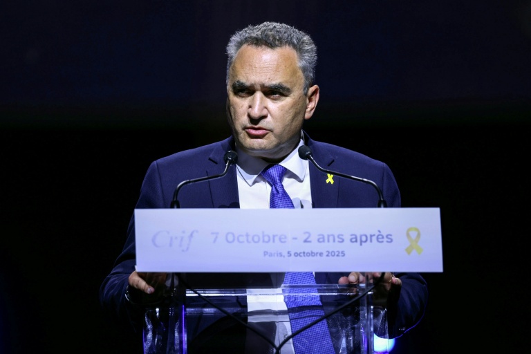 L'ambassadeur israélien en France Joshua Zarka le 5 octobre 2025, à Paris