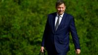 Le ministre allemand des Finances Lars Klingbeil arrive au séminaire gouvernmental à Neuhardenberg, 25 août 2026