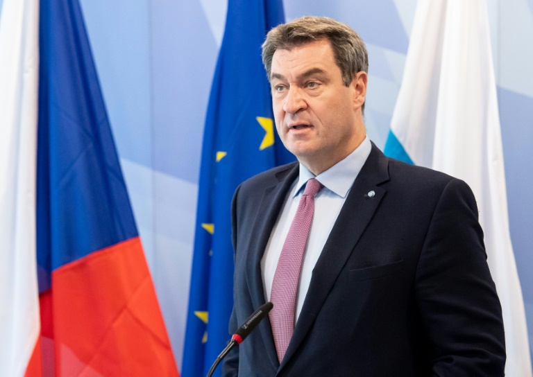 Le chef du gouvernement régional bavarois Markus Söder, le 4 novembre 2020, à Munich, en Allemagne