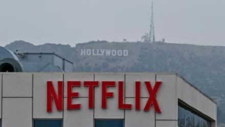 le logo de Netflix à Los Angeles, le 13 mai 2026 