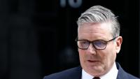 Keir Starmer pendant son discours devant le 10 Downing Street à Londres le 22 juin 2026 