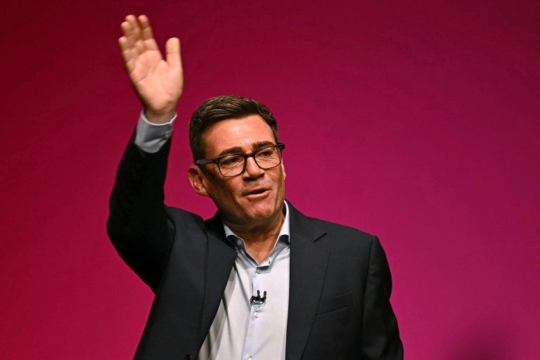 Le Premier ministre britannique Andy Burnham à Liverpool en Angleterre le 29 septembre 2026