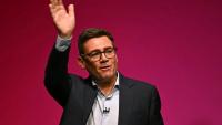 Le Premier ministre britannique Andy Burnham à Liverpool en Angleterre le 29 septembre 2026