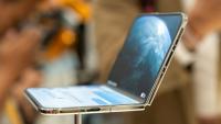 Le premier iPhone pliable d'Apple, l'iPhone Duo, à Cupertino en Californie le 9 septembre 2026, aux Etats-Unis