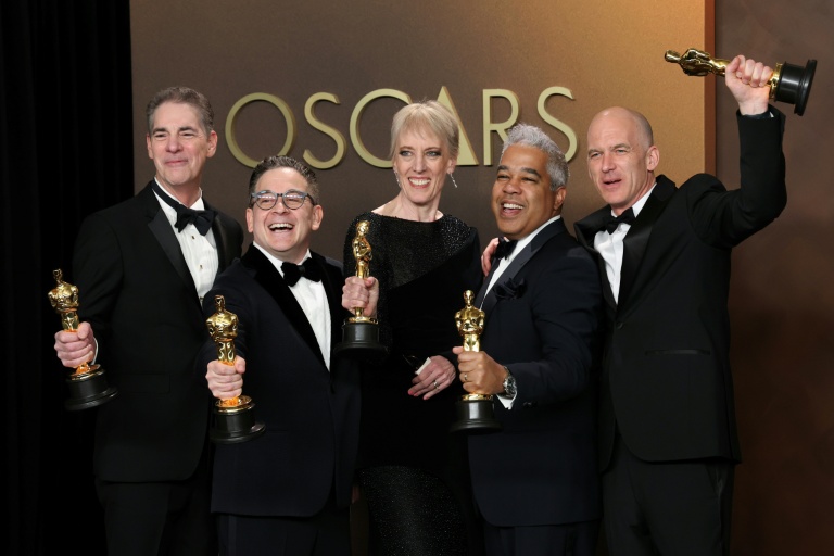 Le film F1 remporte l'Oscar du meilleur son, le 15 mars 2026 à Hollywood, en Californie