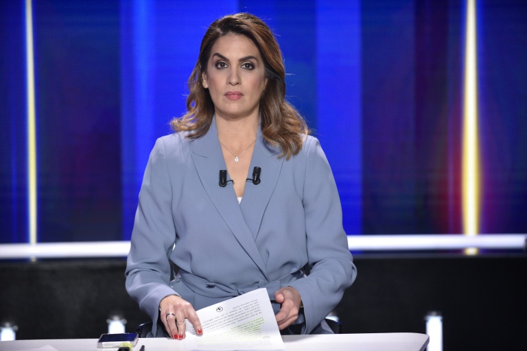 La journaliste de CNews Sonia Mabrouk, le 21 novembre 2021 à Paris