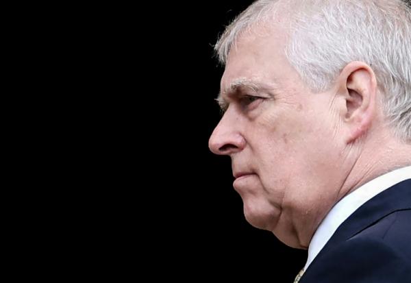 L'ex-prince Andrew, le 31 mars 2024, à Windsor