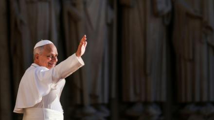 Le pape Léon XIV à Notre-Dame de Paris, le 26 septembre 2026