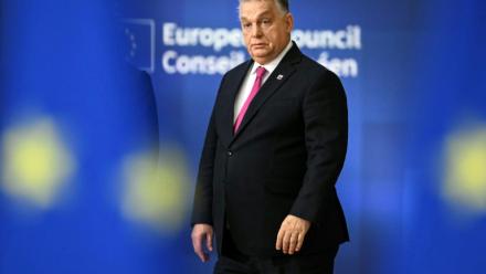 Le Premier ministre hongrois Viktor Orban, à Bruxelles, le 18 décembre 2025