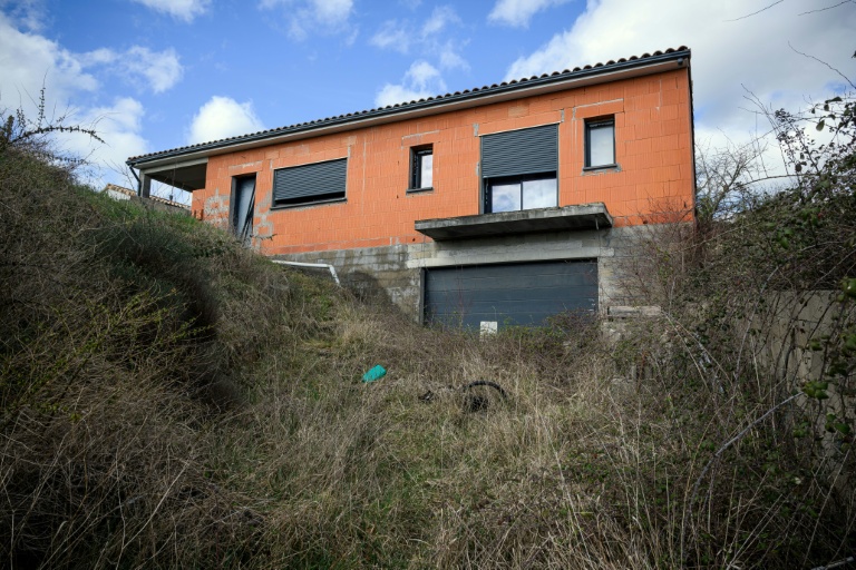 La maison des Jubillar, à Cagnac-les-Mines, dans le Tarn le 6 mars 2025