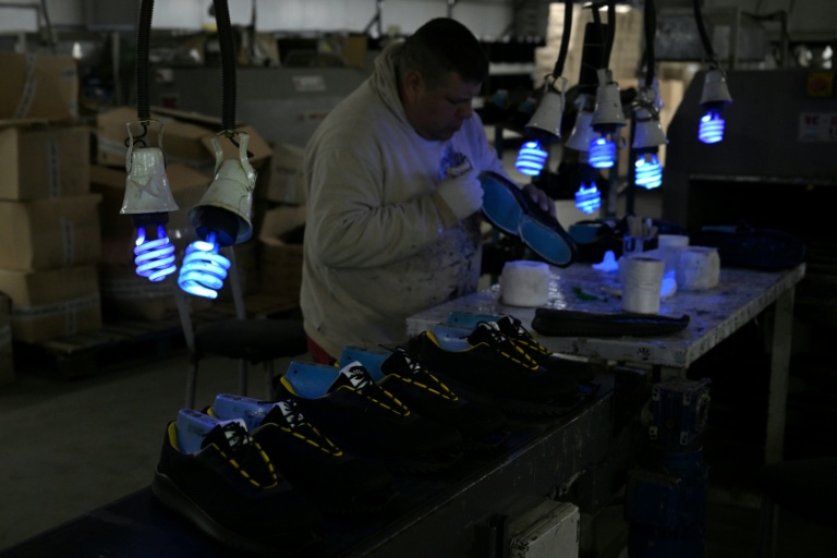 L'usine de chaussures Kioshi, à Esteban Echeverria près de Buenos Aires, le 27 août 2026