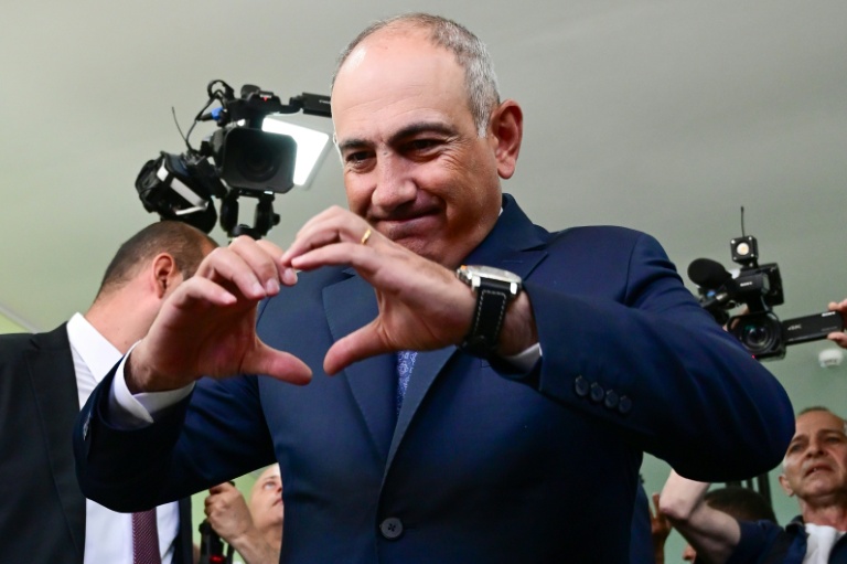 Le Premier ministre arménien Nikol Pashinyan le 7 juin 2026, à Erevan, en Arménie