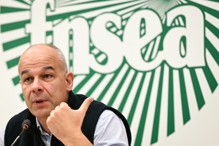 Le président de la FNSEA, Arnaud Rousseau, le 8 janvier 2026 à Paris