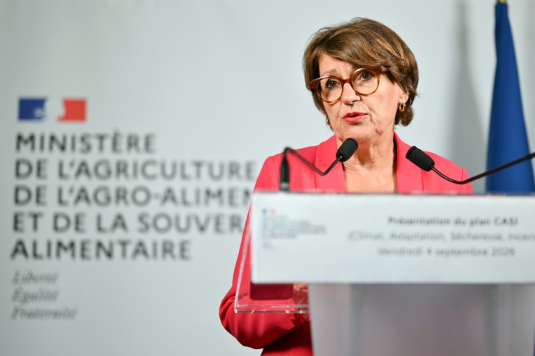 La ministre de l'Agriculture, Annie Genevard, le 4 septembre 2026 à Paris