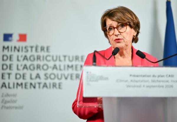 La ministre de l'Agriculture, Annie Genevard, le 4 septembre 2026 à Paris