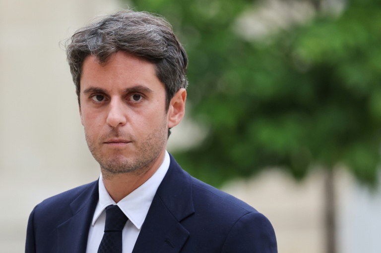 Le patron du parti Renaissance, Gabriel Attal, le 10 octobre 2025 à l'Elysée, à Paris
