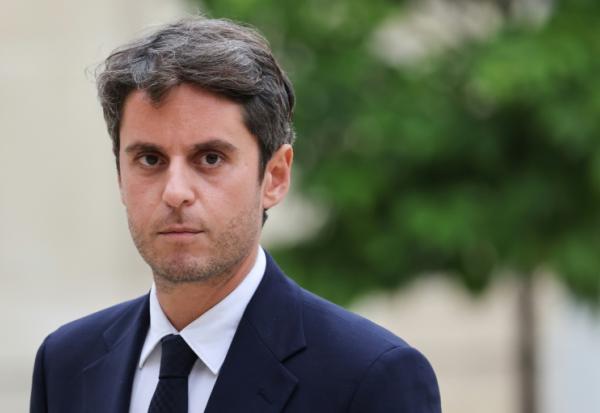 Le patron du parti Renaissance, Gabriel Attal, le 10 octobre 2025 à l'Elysée, à Paris