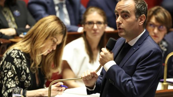 Le Premier ministre Sébastien Lecornu à l'Assemblée nationale à Paris le 27 octobre 2026