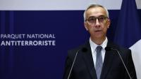 Le procureur national antiterroriste Olivier Christen lors d'une conférence de presse au tribunal judiciaire de Paris, le 29 octobre 2026